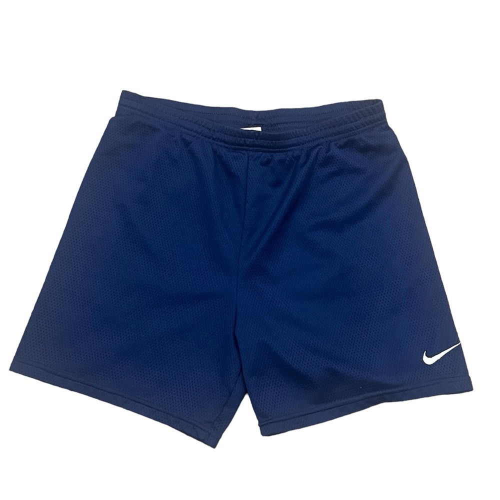 Nike Blue Pocketless Mesh Shorts Medium